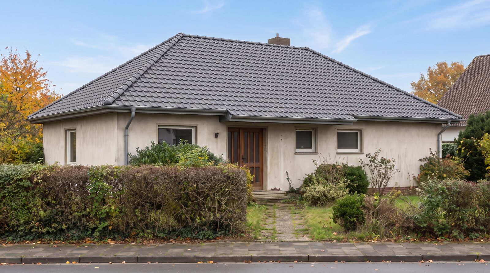 Walmdach nach der Neueindeckung